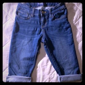 Blue old navy super skinny/super adjustable